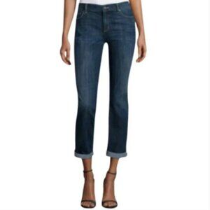 Liz Claiborne Boyfriend Blue Jeans Sz 10 (34.5 x 27") #37Q